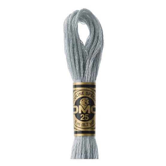 DMC Grey Mouline Special 25 Cotton Thread 8m (168)