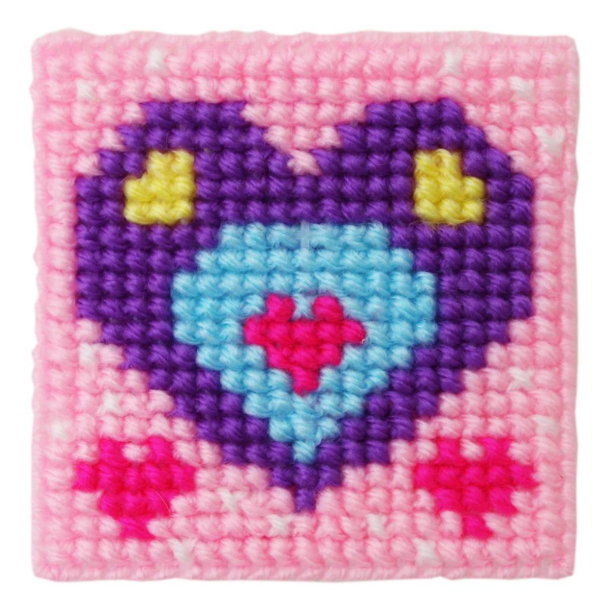 Kids' Heart Cross Stitch Kit