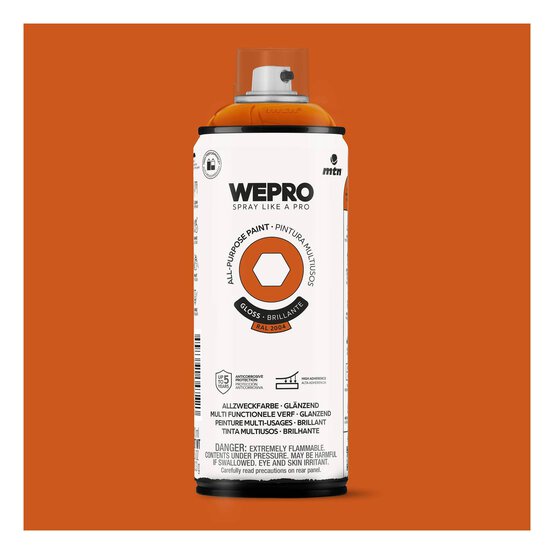 MTN WEPRO Phoenix Orange Gloss All-Purpose Paint 400ml