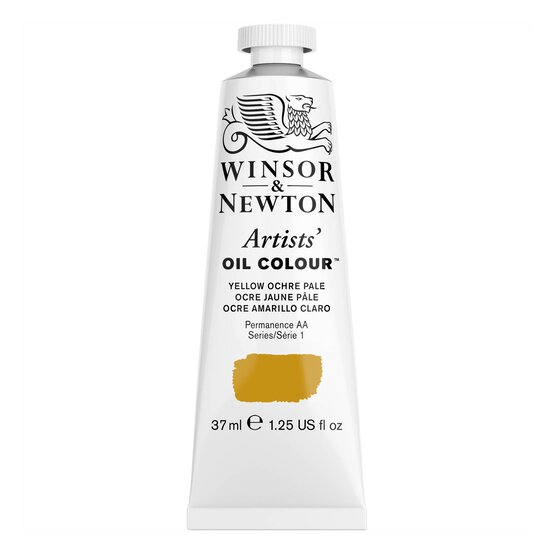 Winsor and Newton Artists Oil Colour Yellow Ochre Pale 37ml