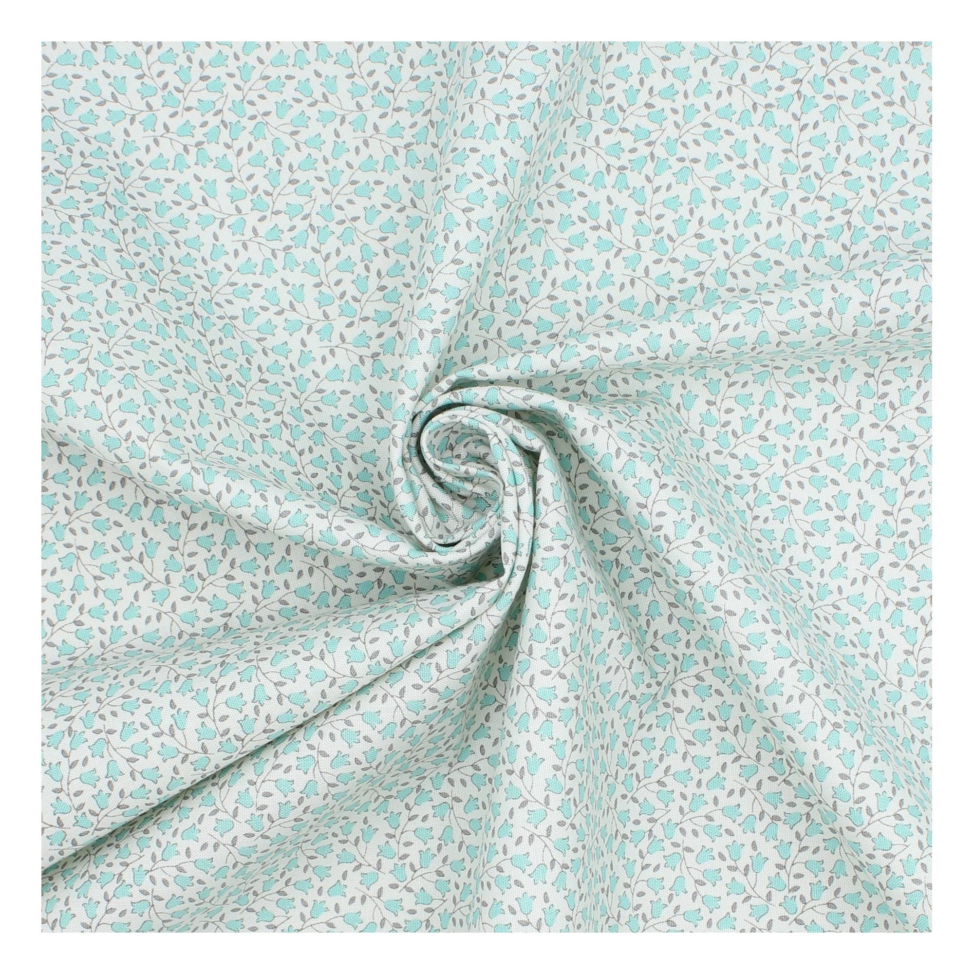 Teal Sophie Basic Cotton Fabric?by the Metre