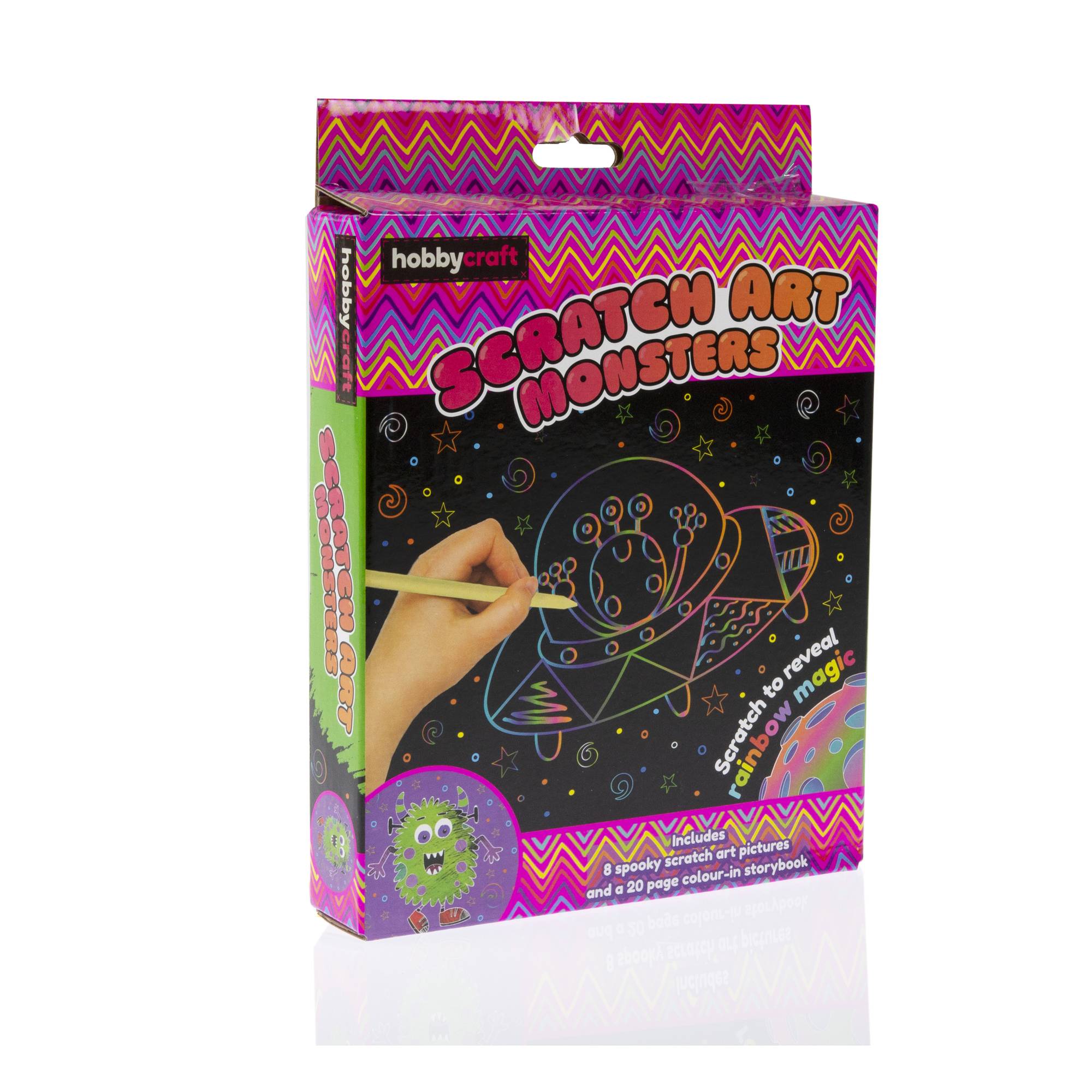 Scratch Art Monsters