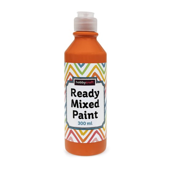 Orange Ready Mixed Paint 300ml