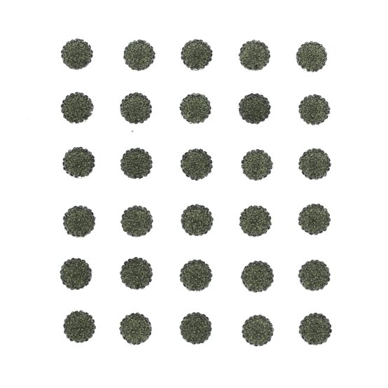 Black Cluster Gem Stickers 30 Pack