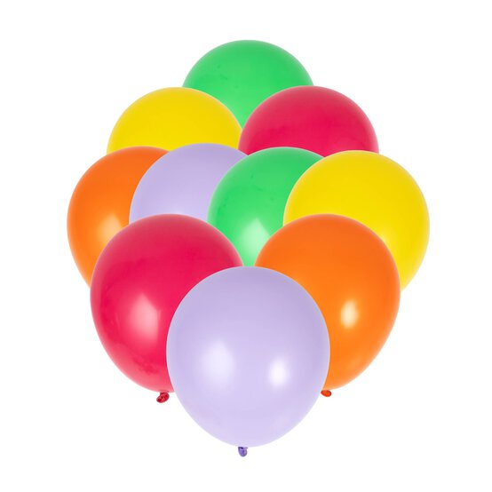 Neon Latex Balloons 10 Pack