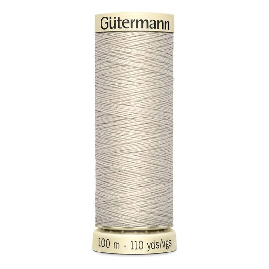 Gutermann White Sew All Thread 100m (299)