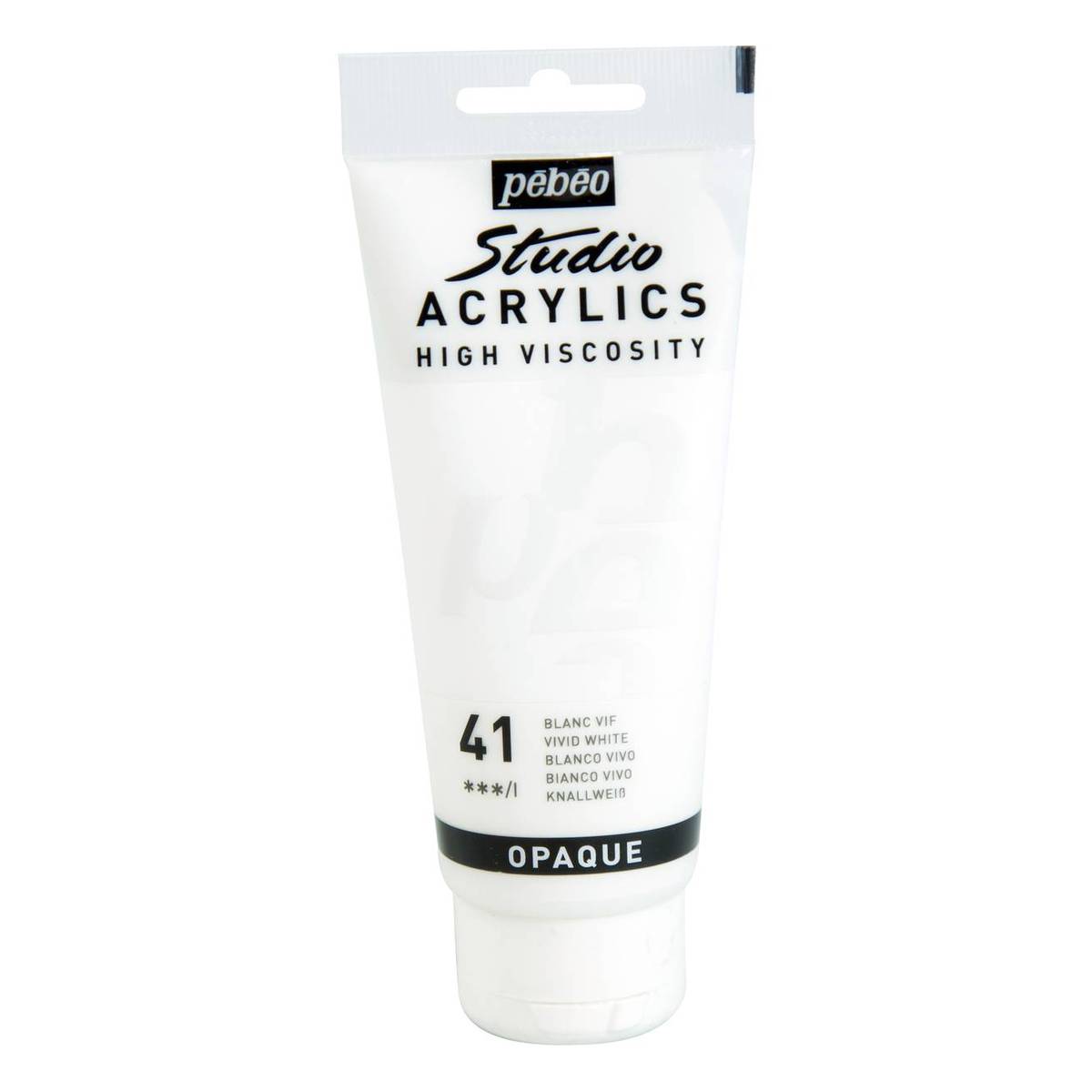 Pebeo Vivid White Studio Acrylic Paint 100ml