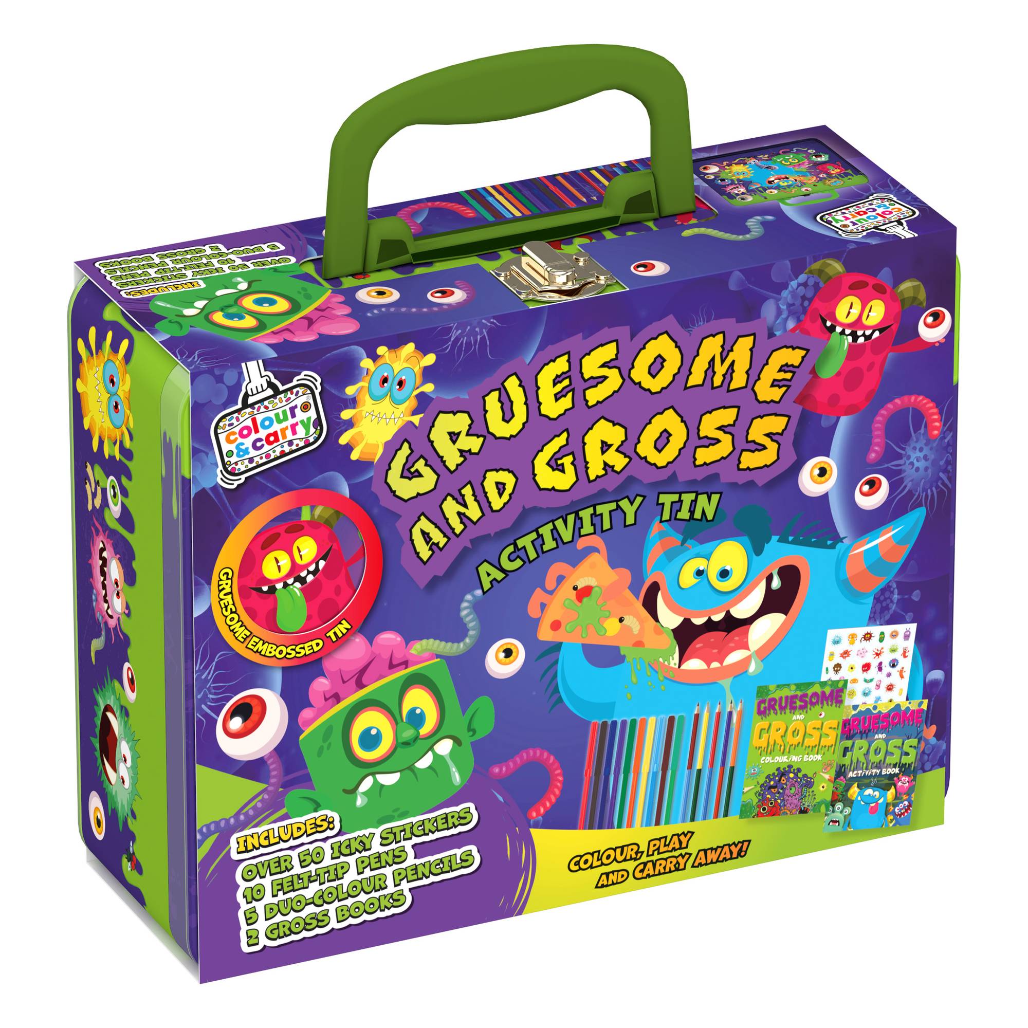 Colour & Carry Gruesome and Gross Activity Tin