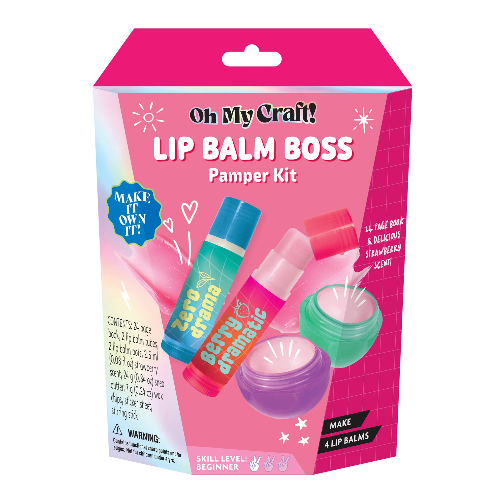 Oh My Craft! Lip Scrub and Balm Kit