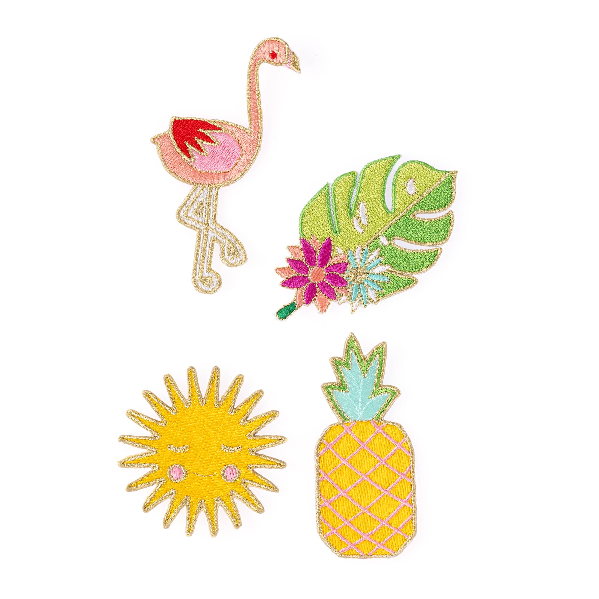 Summer Iron-On Patches 4 Pack