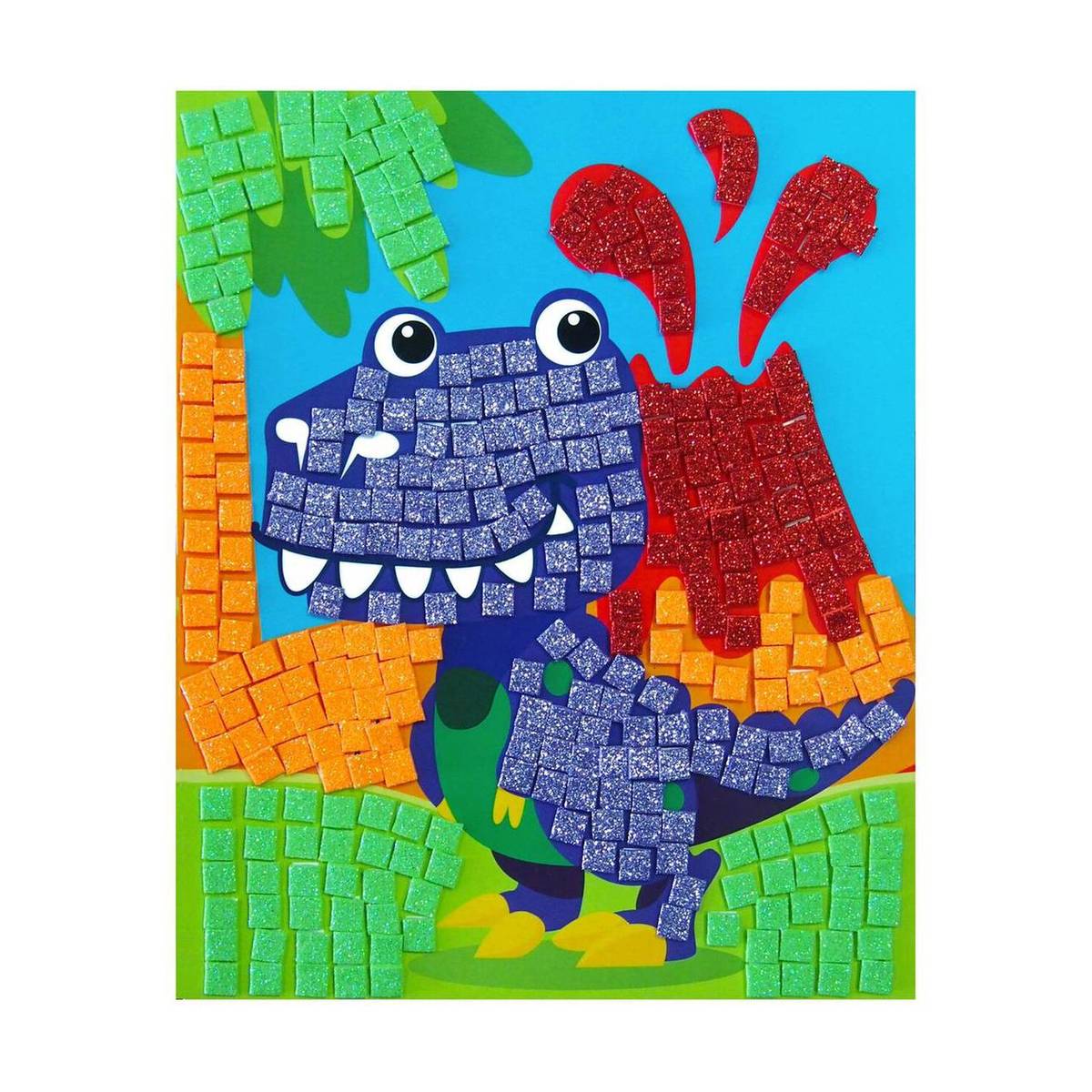 Dinosaur Foam Mosaic Art Kit