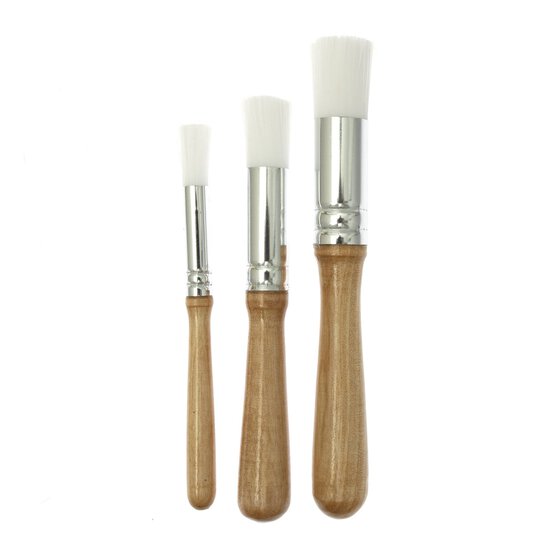Stencil Brush Set 3 Pack