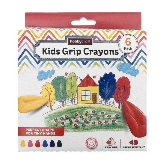 Kids�?Grip Crayons 6 Pack