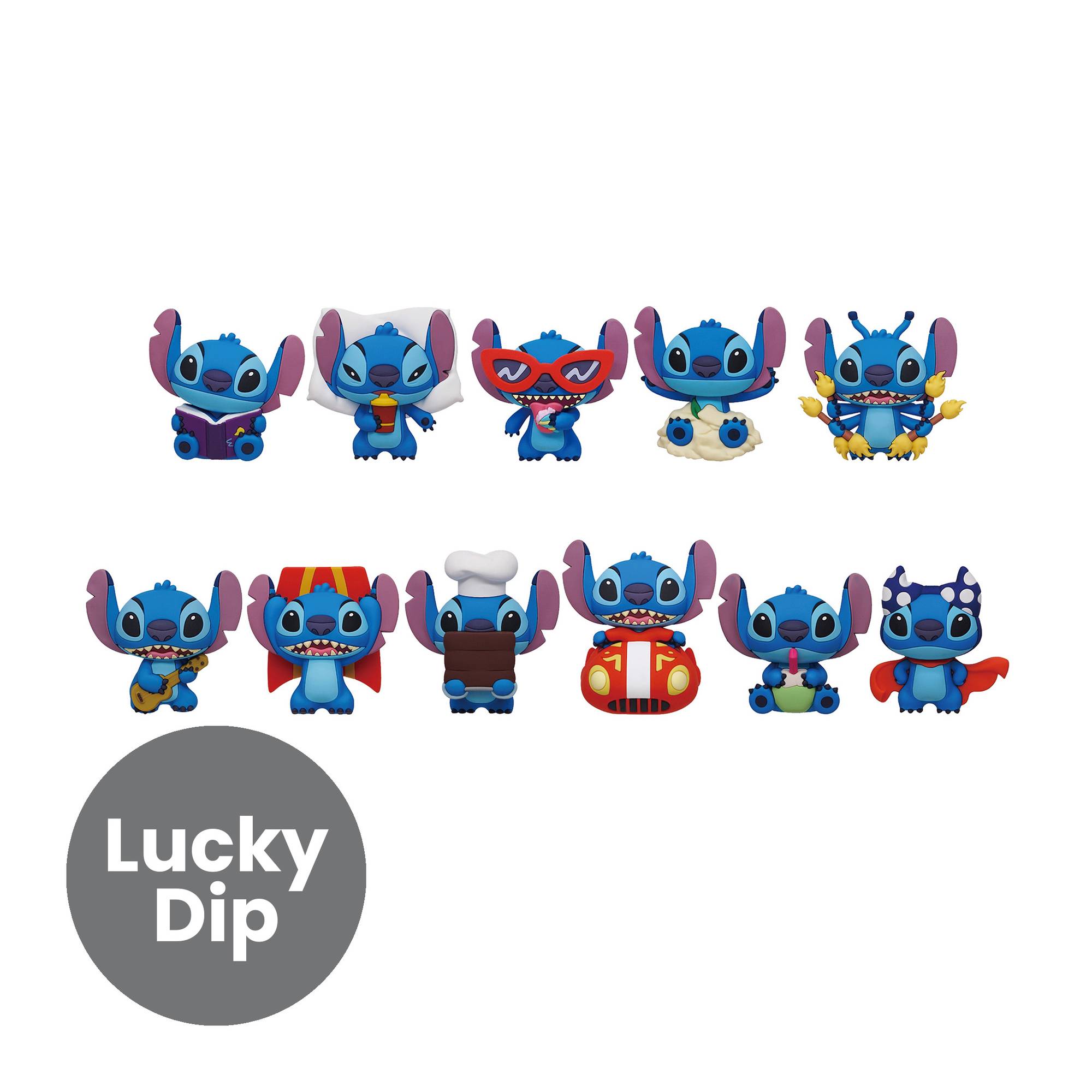 Assorted Disney Stitch Collectible Bag Clip