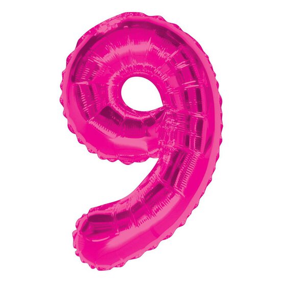 Extra Large Pink Foil 9 Balloon