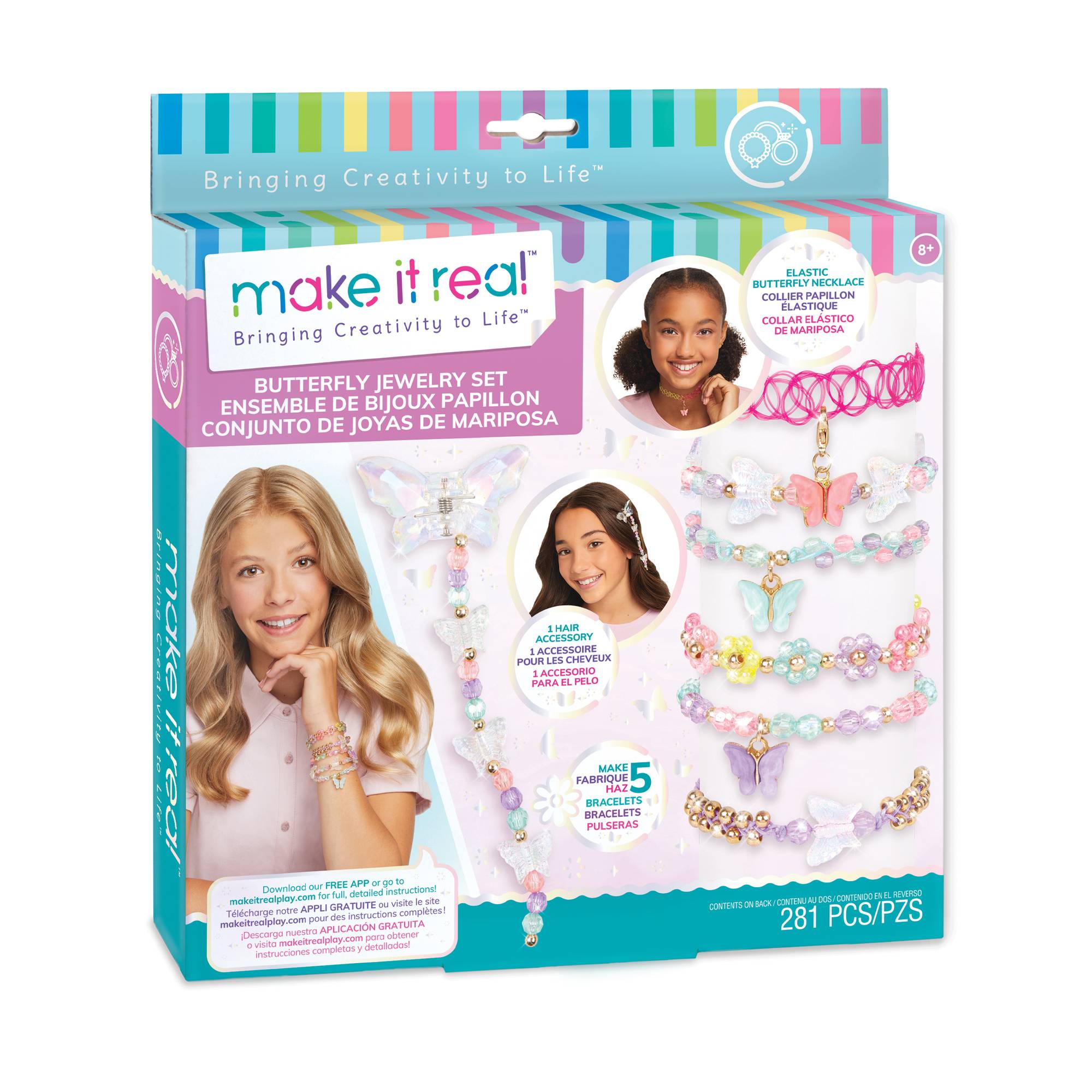 Make It Real Butterfly Jewellery Set