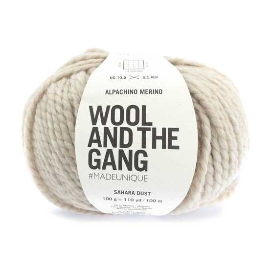 Wool and the Gang Sahara Dust Alpachino Merino 100g