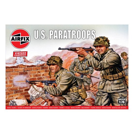 Airfix WWII US Paratroops Model Kit 1:76