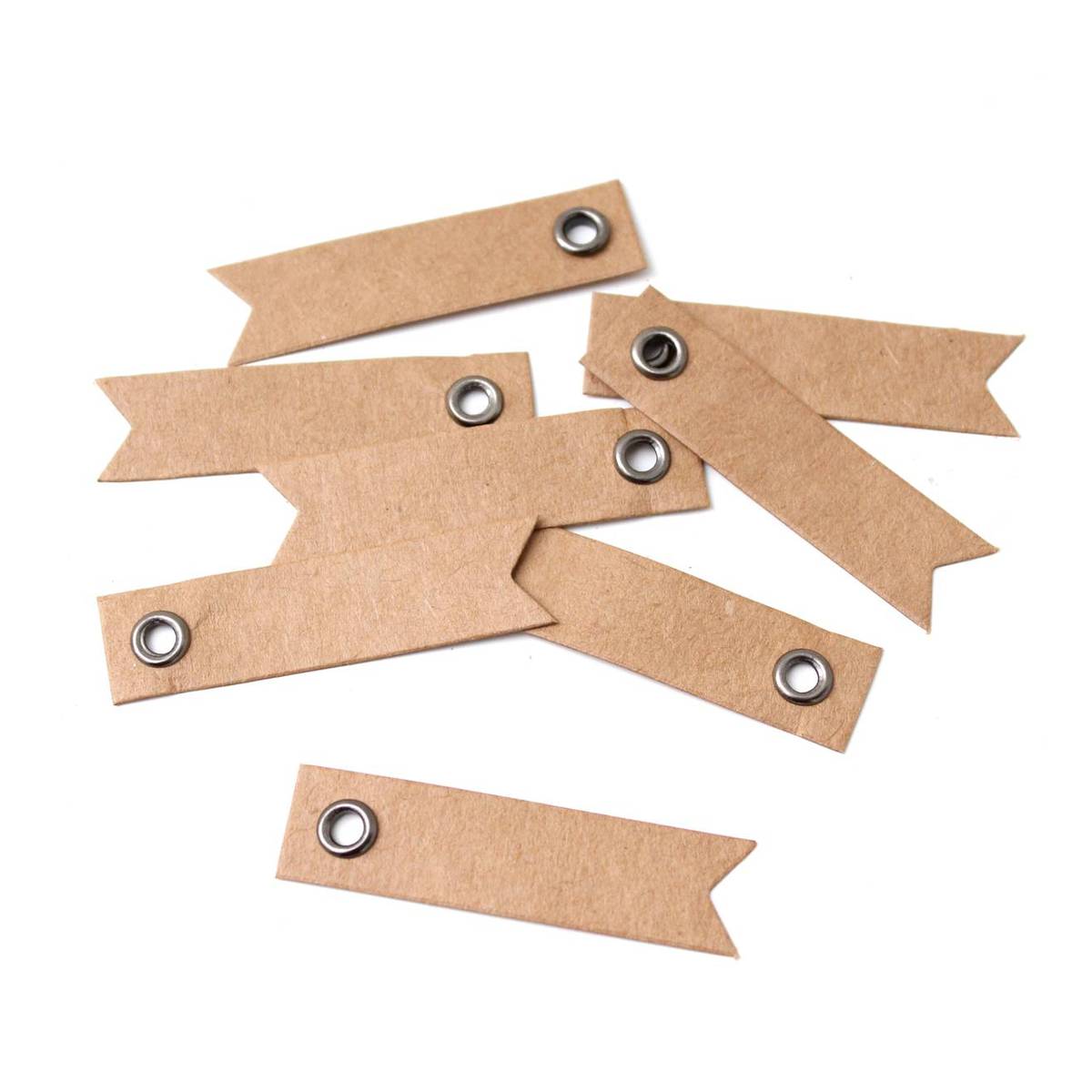 Kraft Brown Eyelet Tags 20 Pack