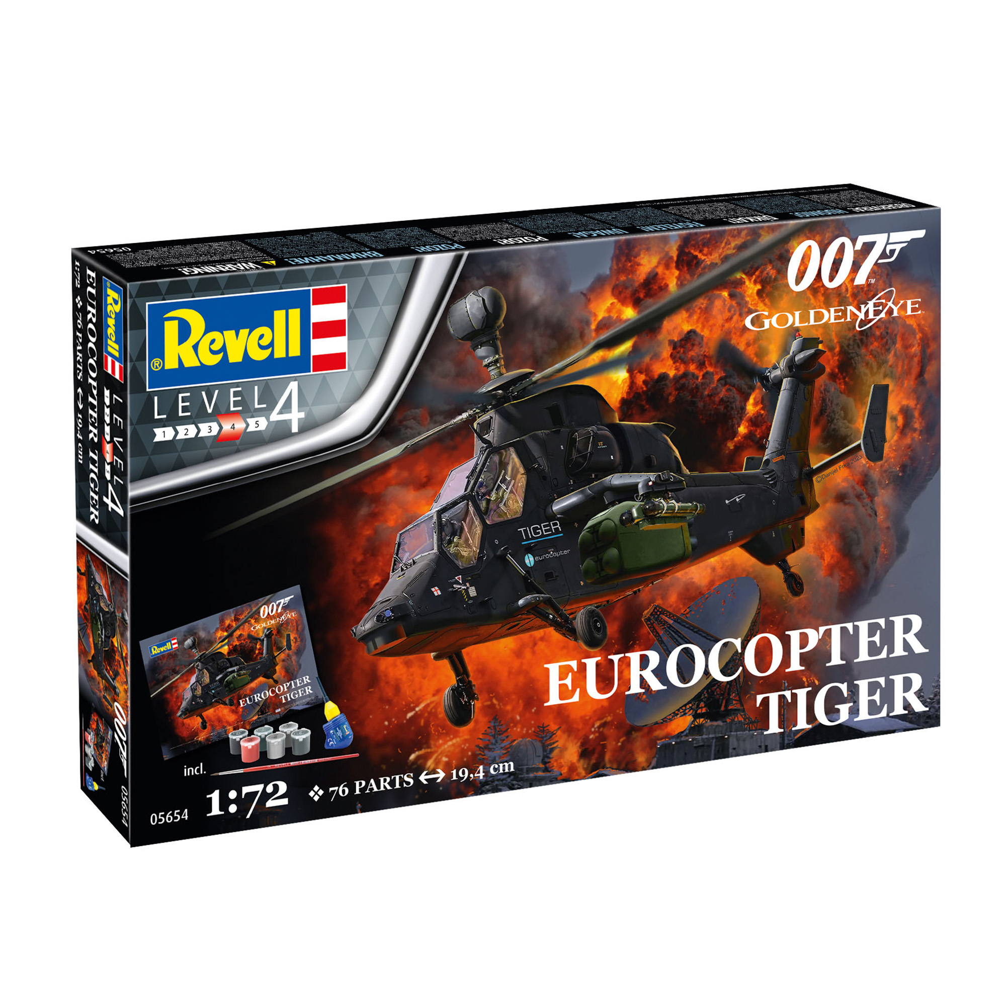 Revell James Bond Eurocopter Tiger Model Set 1:72