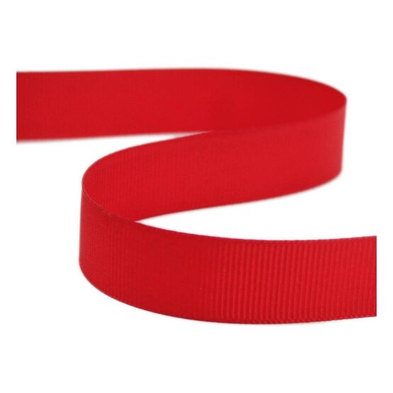 Red Grosgrain Ribbon 15mm x 5m