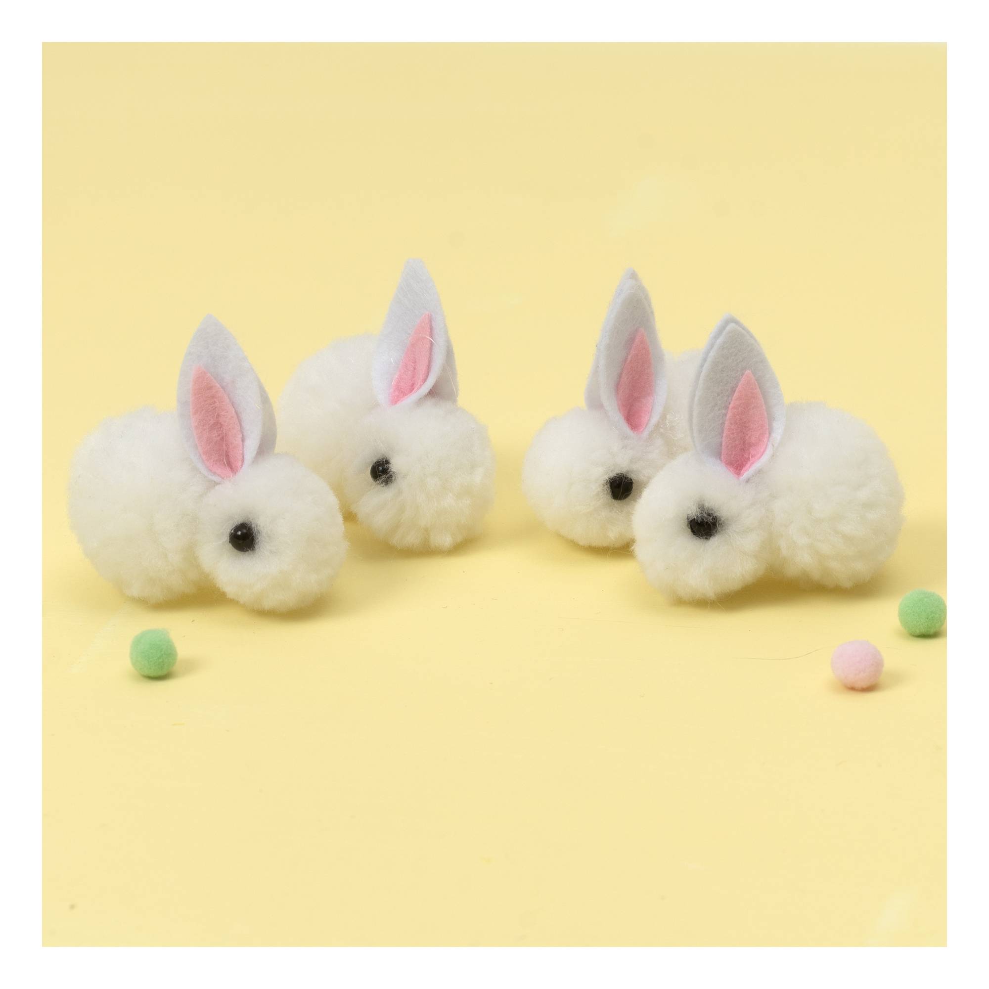 Pom Pom Bunny 4 Pack