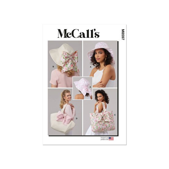 McCall’s Hats and Bags Sewing Pattern M8597