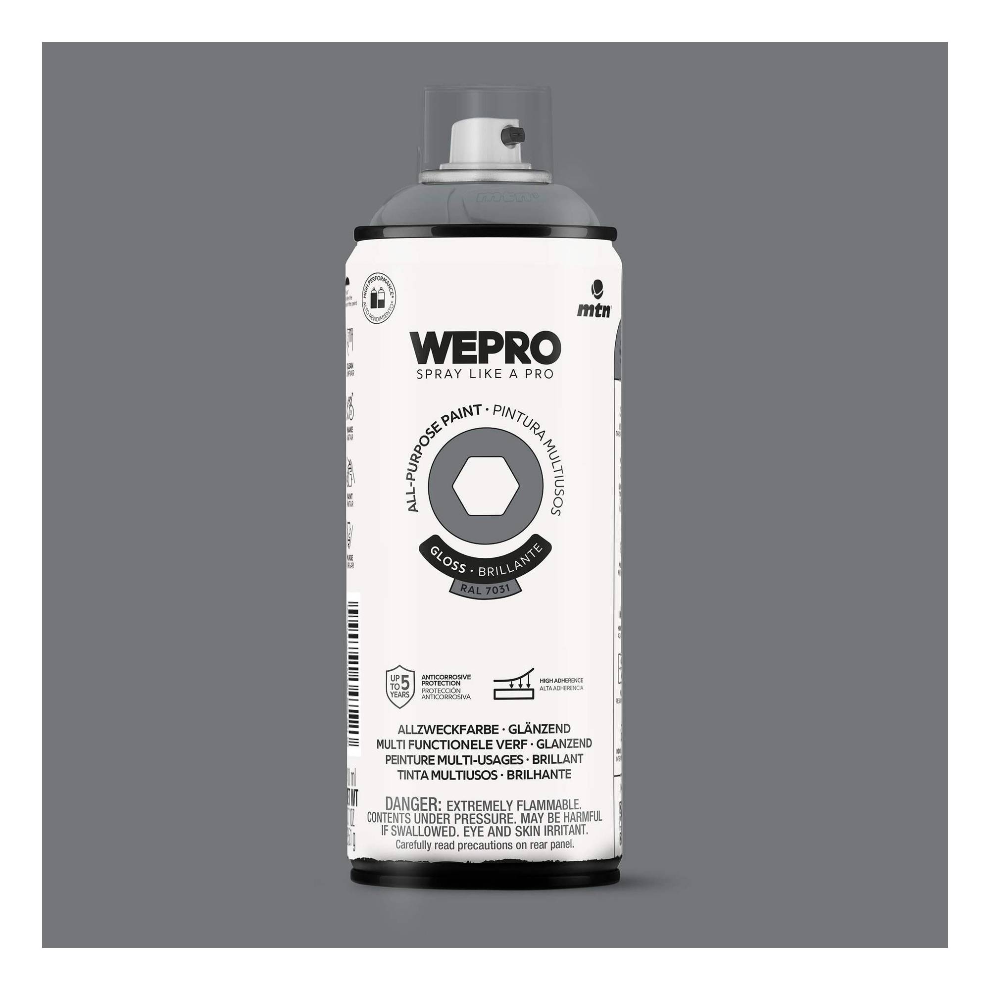 MTN WEPRO Manchester Grey Gloss All-Purpose Paint 400ml