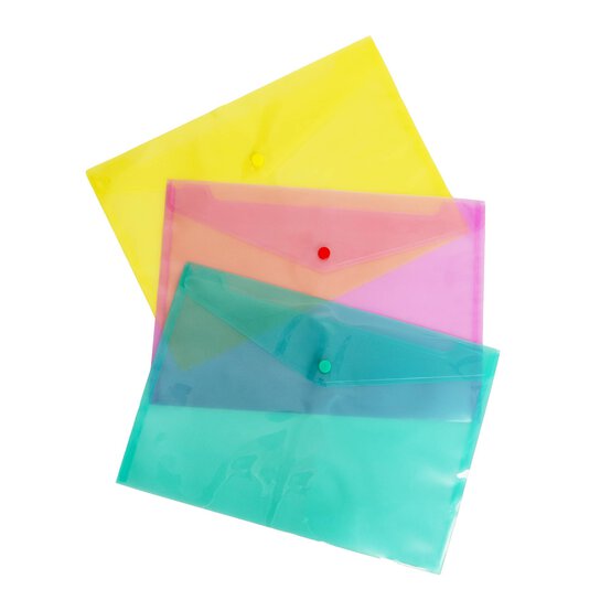 A4 Carry Folders 3 Pack