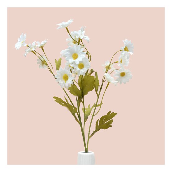 White Daisy Spray 62cm