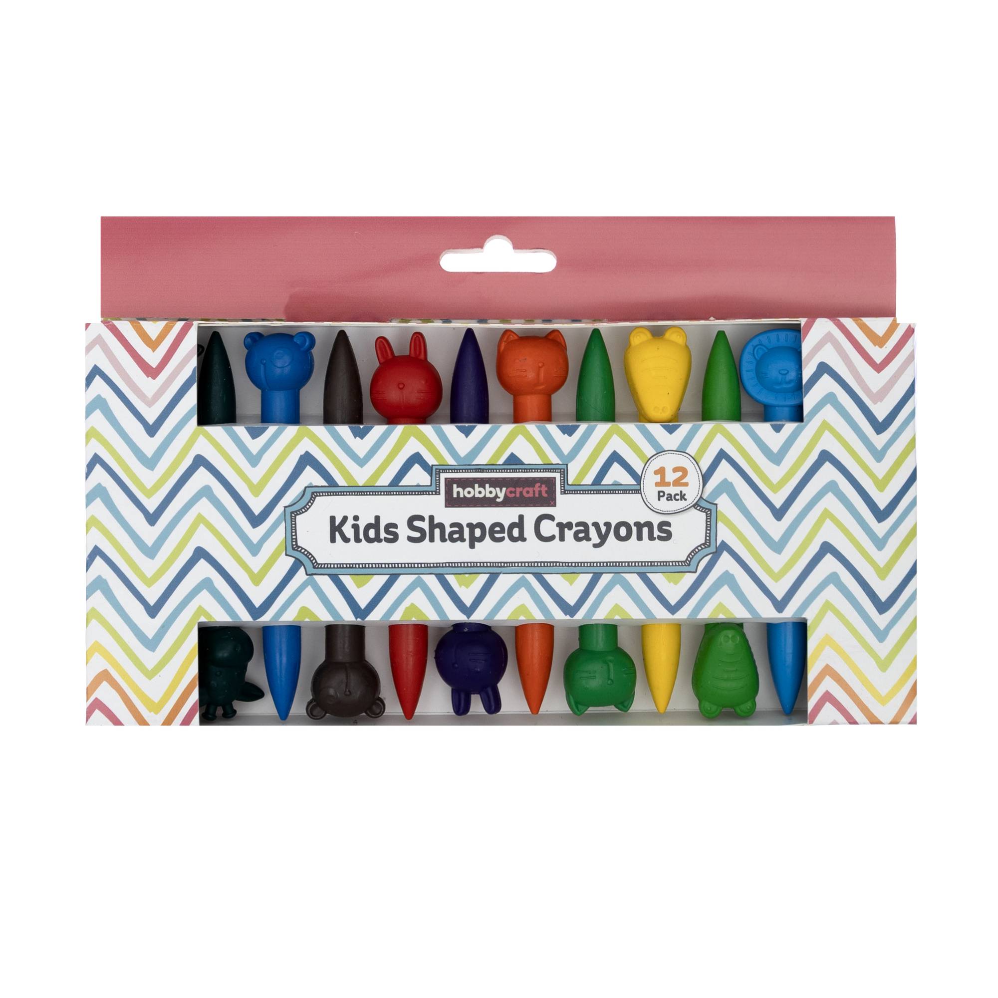 Animal-Shaped Crayons 12 Pack