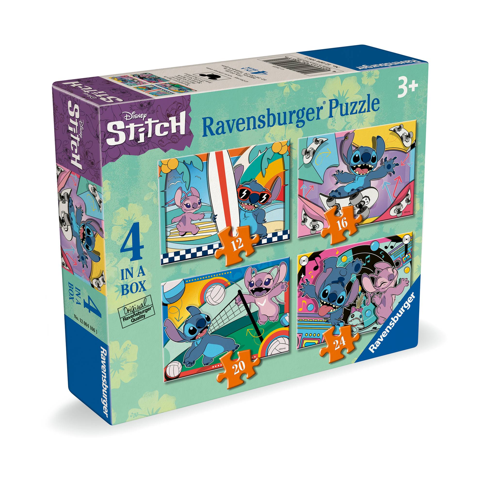 Ravensburger Disney Stitch Jigsaw Puzzle 4 in a Box