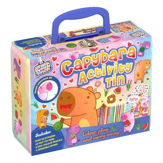 Colour & Carry Capybara Activity Tin