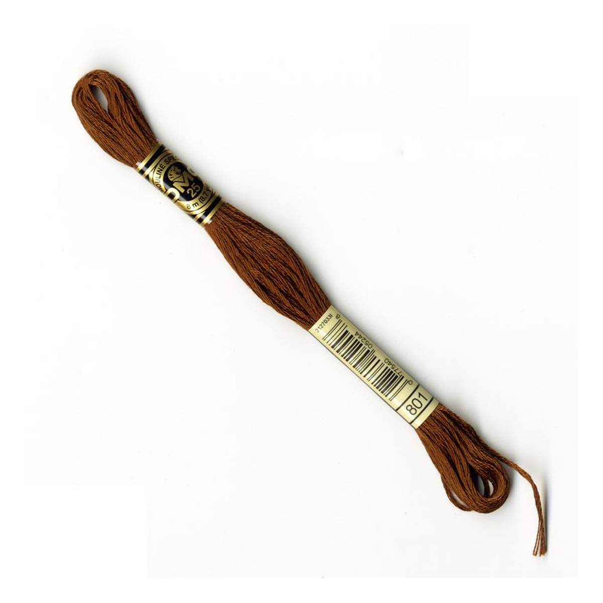 DMC Brown Mouline Special 25 Cotton Thread 8m (801)