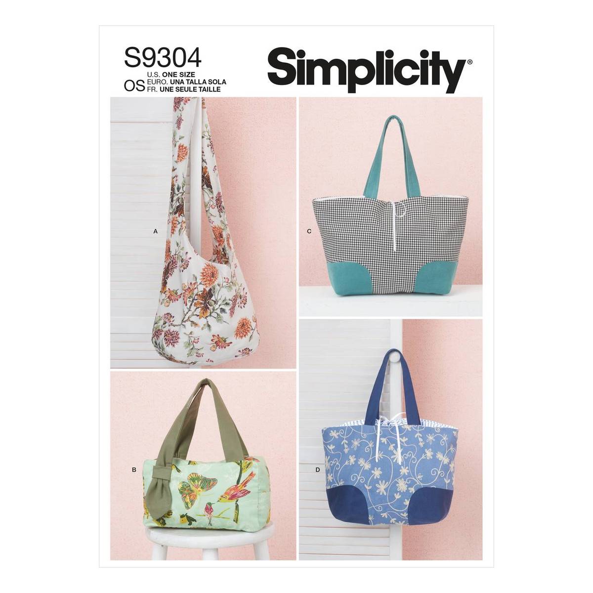 Simplicity Bags Sewing Pattern S9304