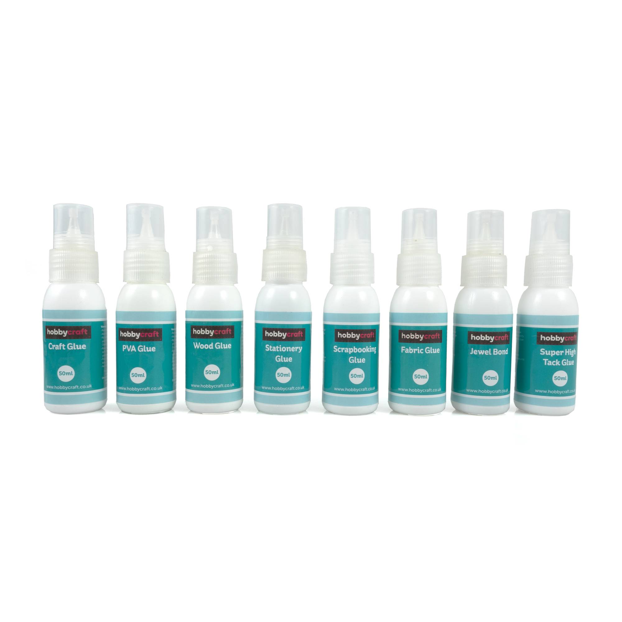Adhesive Starter Set 50ml 8 Pack
