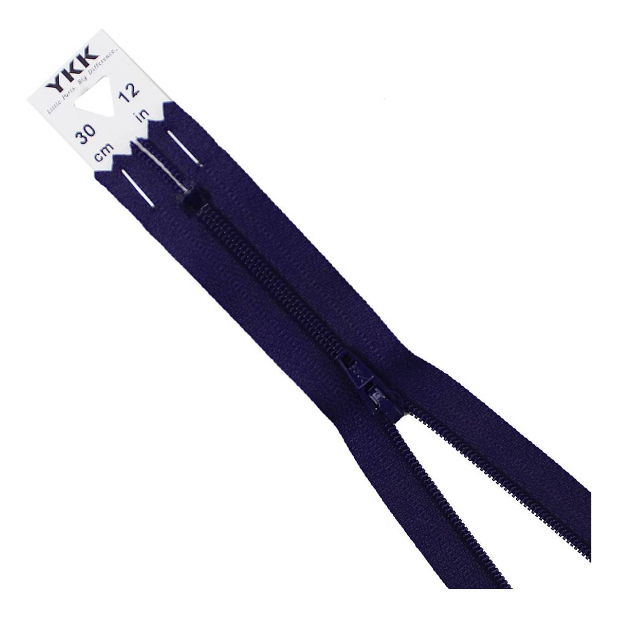 YKK Dark Purple Dress and Skirt Zip 30cm