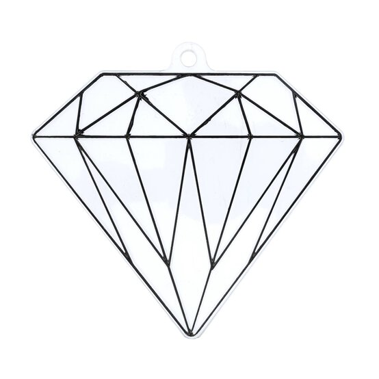 Diamond Plastic Suncatcher