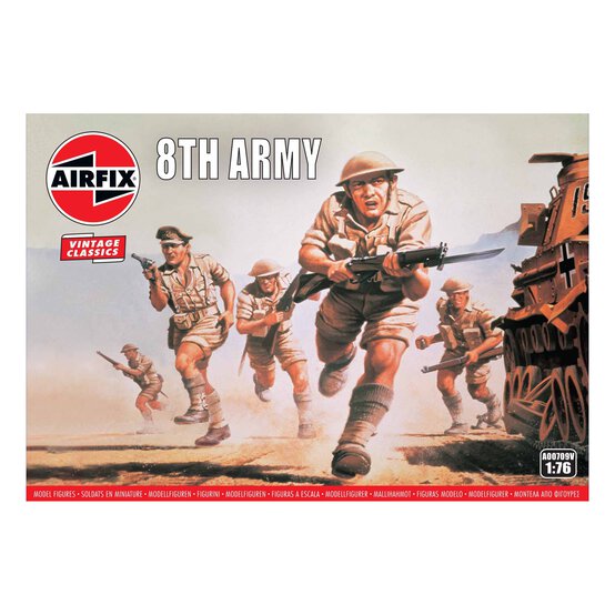 Airfix WWII British 8th Army Model Kit 1:76