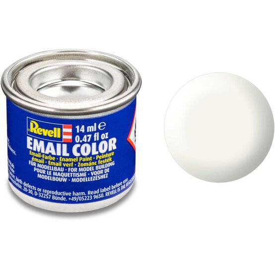 Revell White Silk Enamel Paint 14ml (01)