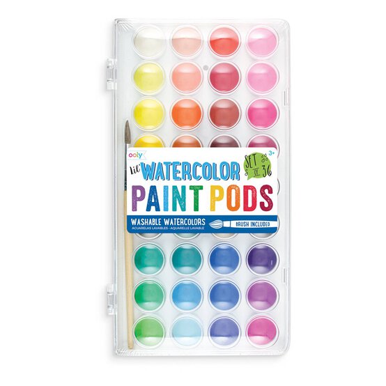 Lil Watercolour Paint Pods Set 36 Pack