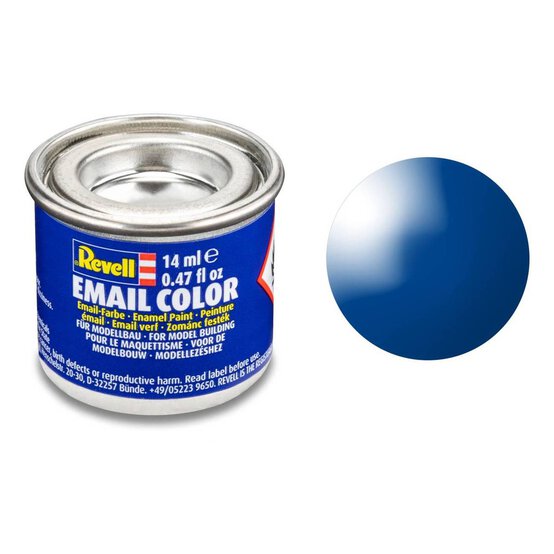 Revell Blue Gloss Enamel Paint 14ml (52)