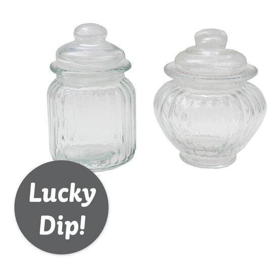 Assorted Sweet Glass Storage Jar