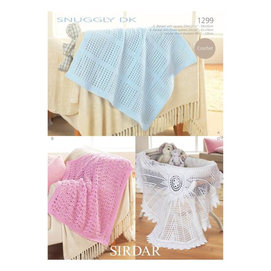 Sirdar Snuggly DK Blankets Digital Pattern 1299