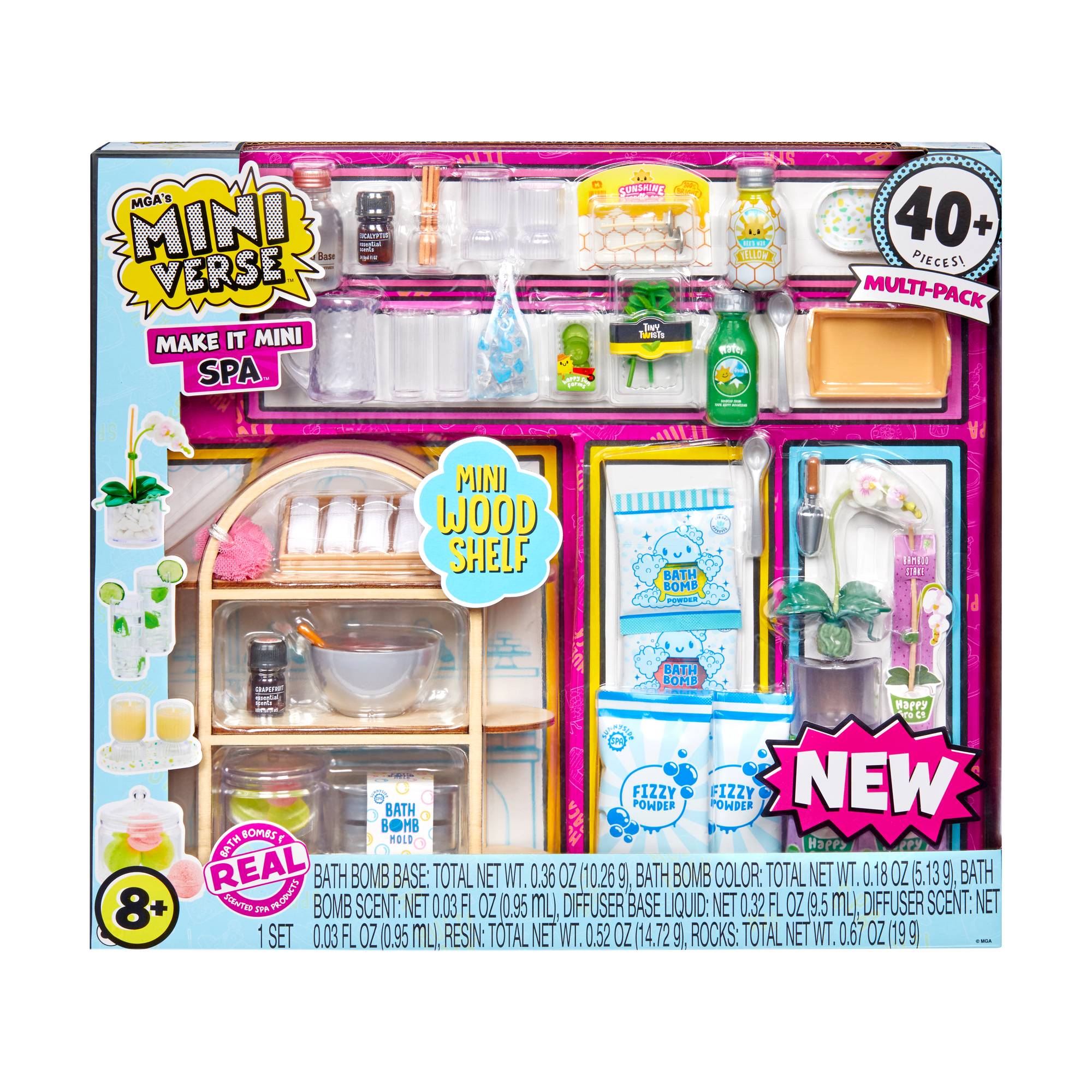 MGA's Miniverse Make It Mini Spa Multipack 40 Pieces