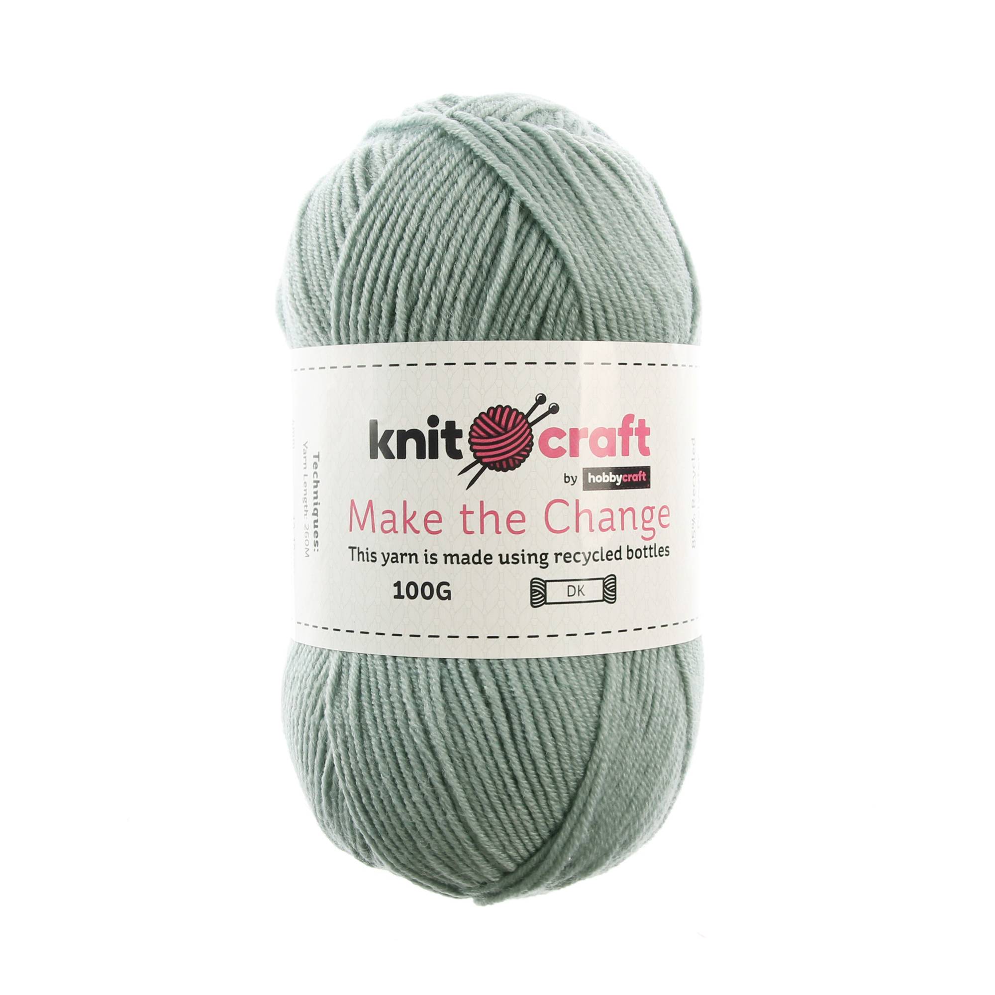 Knitcraft Duck Egg Blue Make the Change DK Yarn 100g