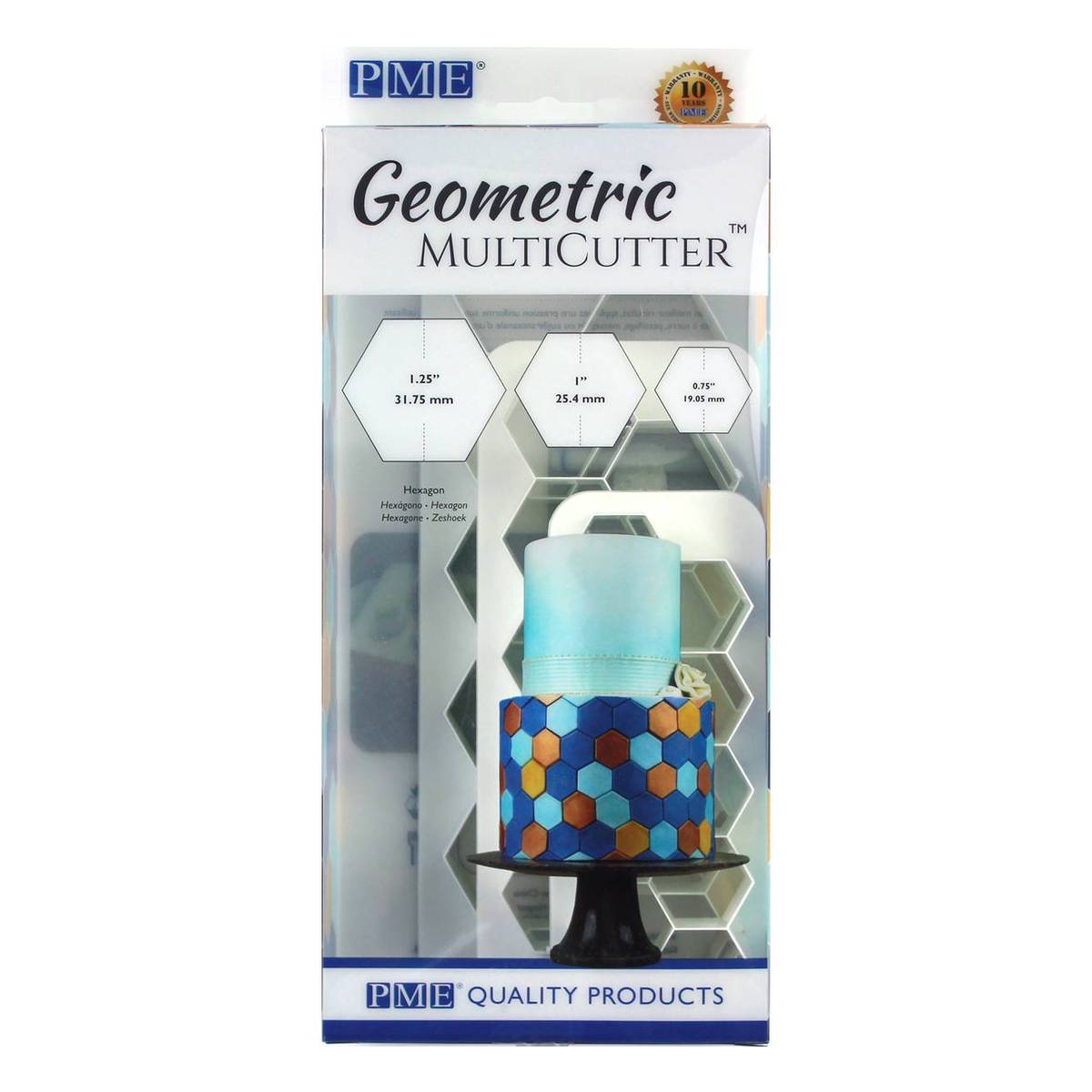 PME Hexagon Geometric MultiCutter 3 Pack