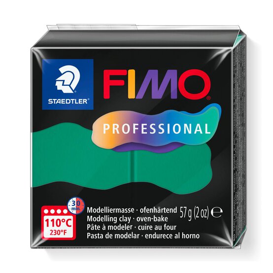 Fimo Professional True Green Modelling Clay 57g