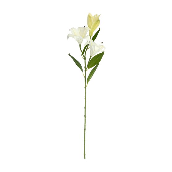 White Lily Spray 70cm