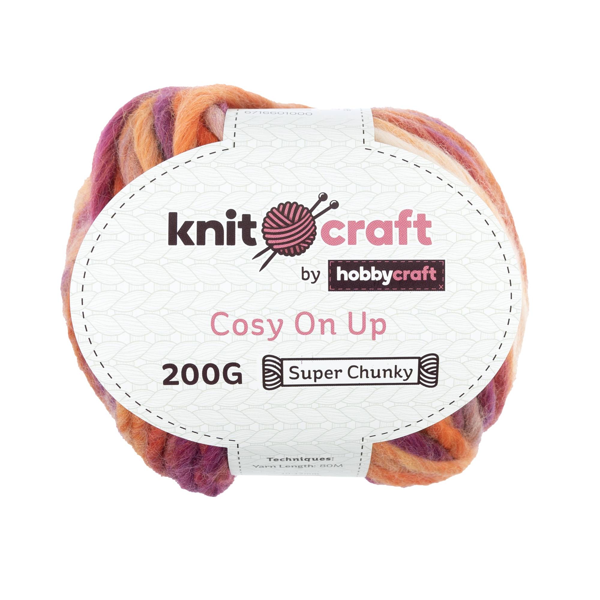Knitcraft Pink Mix Cosy On Up Yarn 200g